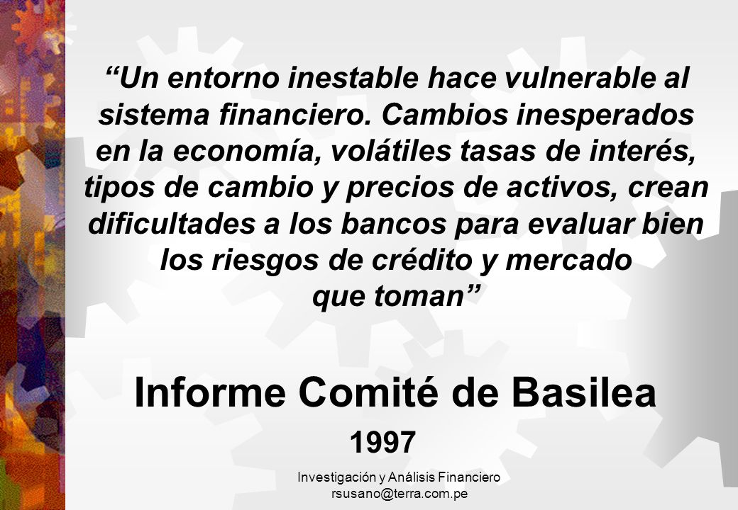 Informe Comité de Basilea