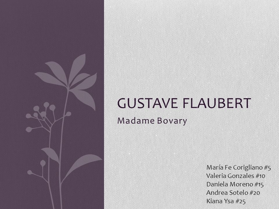 Gustave Flaubert Madame Bovary María Fe Corigliano #5
