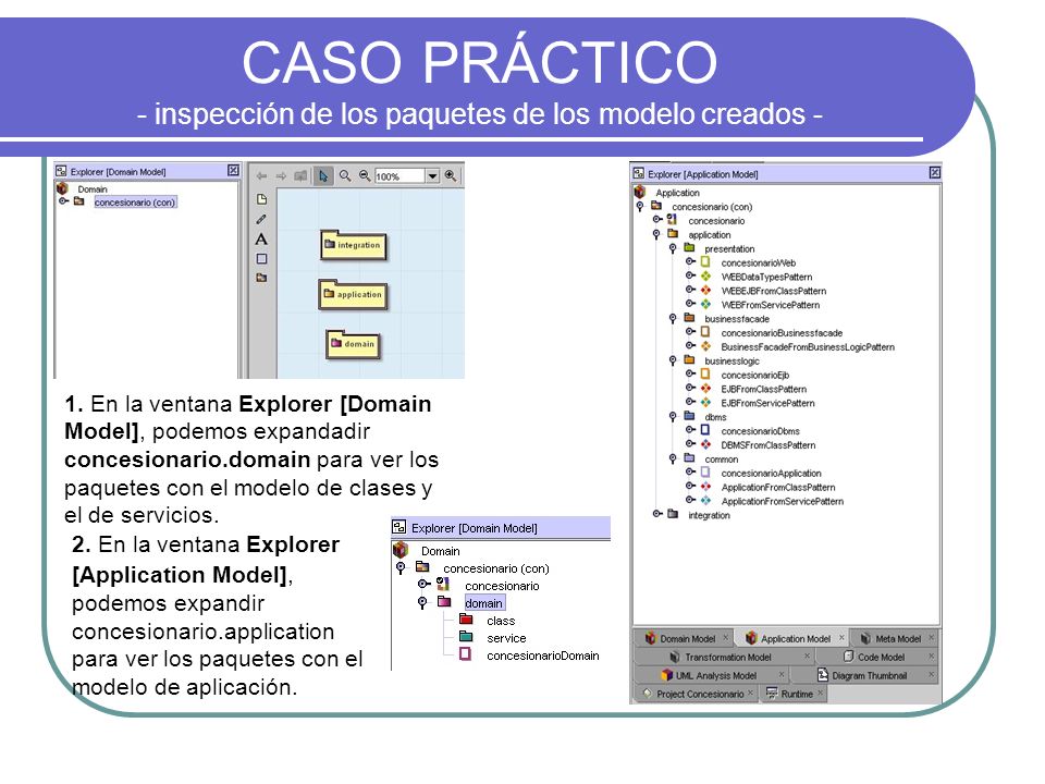 CASO PRÁCTICO - inspección de los paquetes de los modelo creados -