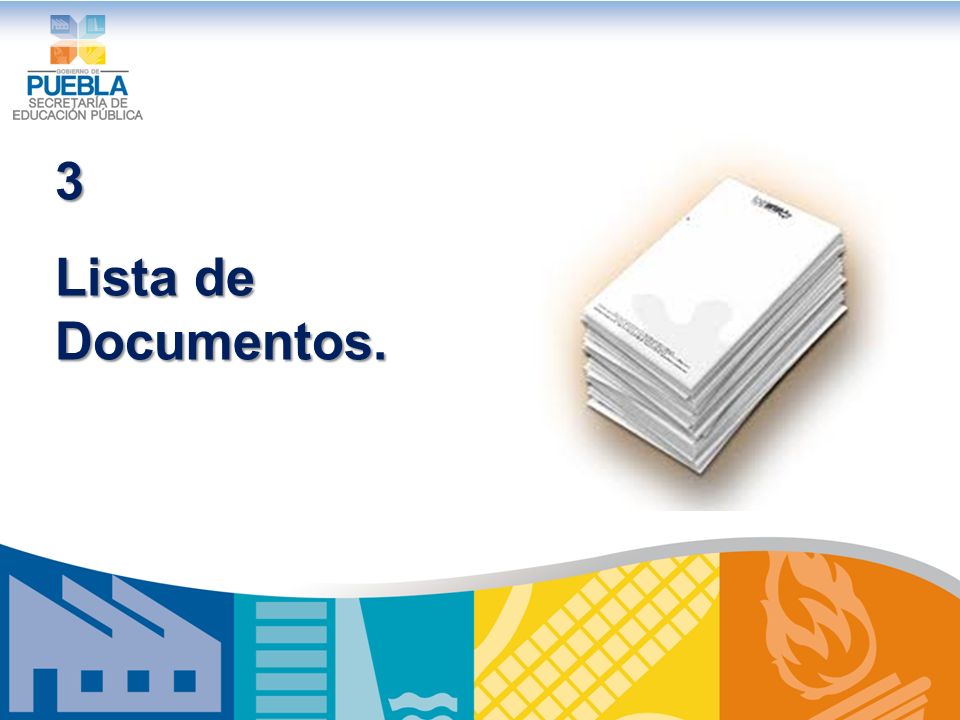 3 Lista de Documentos.
