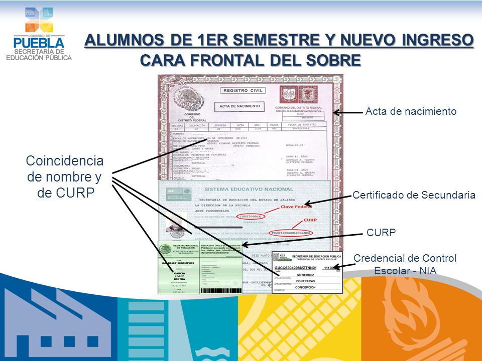 ALUMNOS DE 1ER SEMESTRE Y NUEVO INGRESO CARA FRONTAL DEL SOBRE