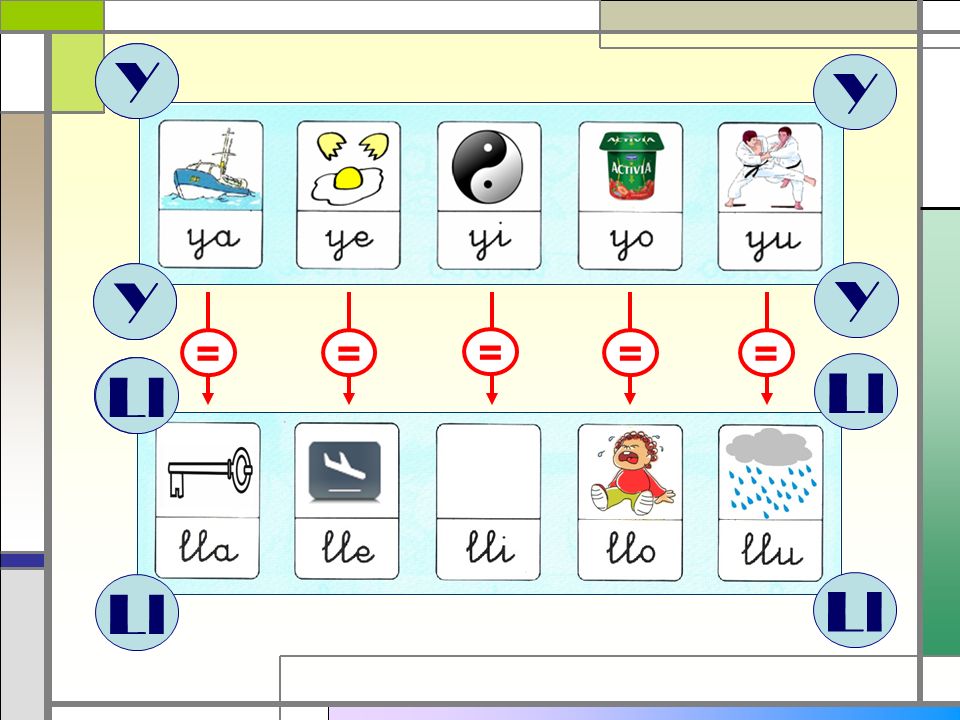 B Y Y Y B Y = = = = = V Ll Y Ll Ll Ll