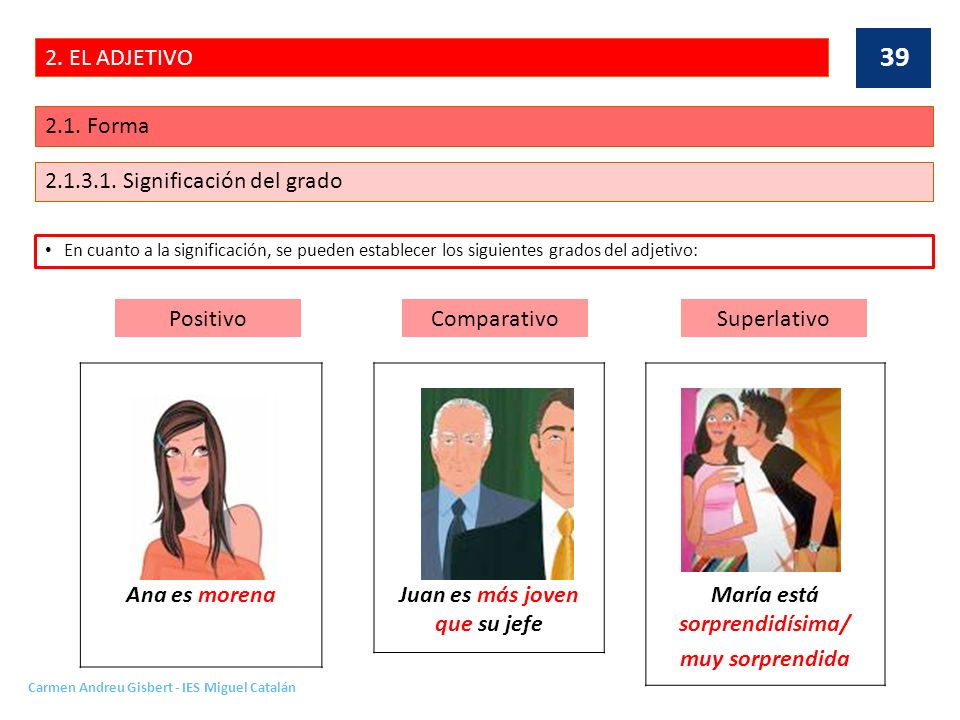 Juan es más joven que su jefe María está sorprendidísima/