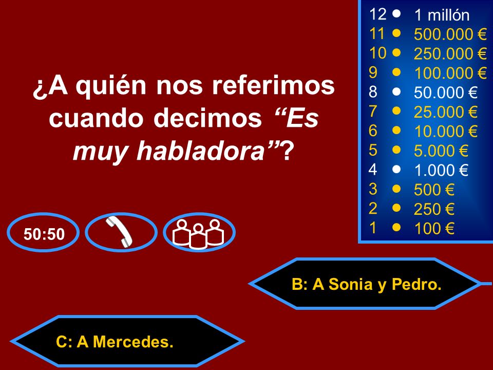 ¿A quién nos referimos cuando decimos Es muy habladora