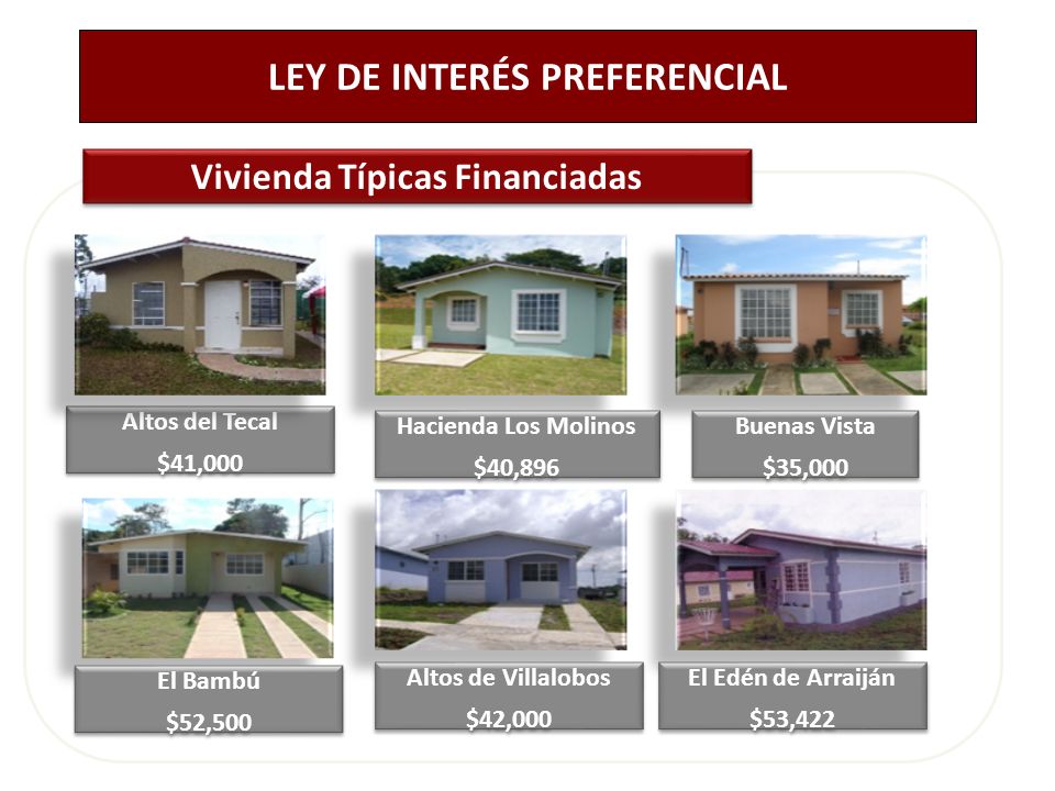LEY DE INTERÉS PREFERENCIAL
