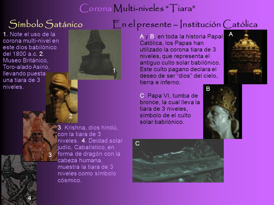 Corona Multi-niveles Tiara En el presente – Institución Católica
