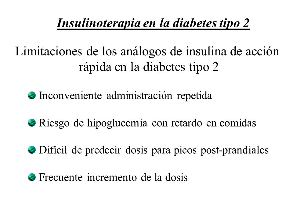 Insulinoterapia en la diabetes tipo 2