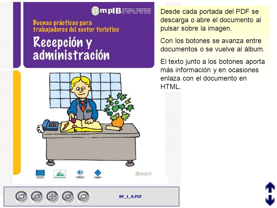 Desde cada portada del PDF se descarga o abre el documento al pulsar sobre la imagen.