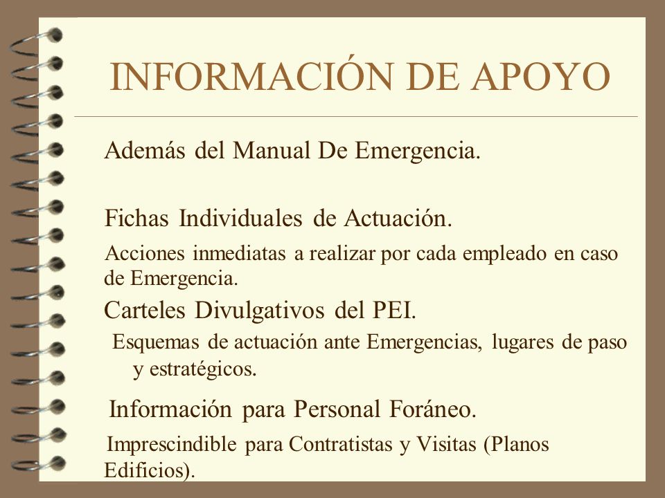 INFORMACIÓN DE APOYO Información para Personal Foráneo.