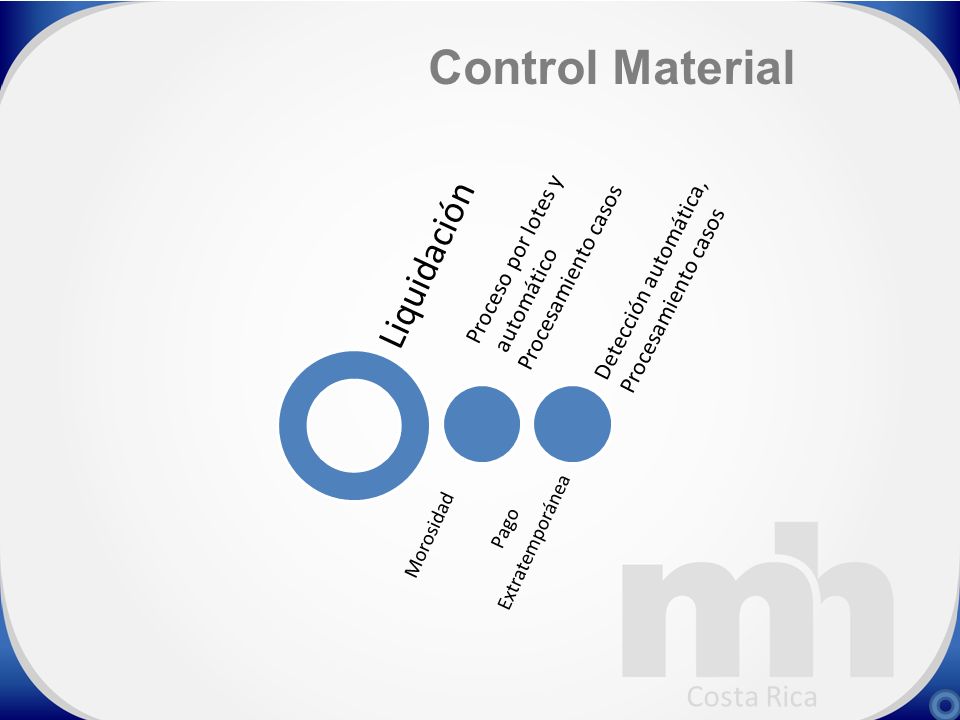 Control Material Costa Rica Proceso por lotes y Procesamiento casos