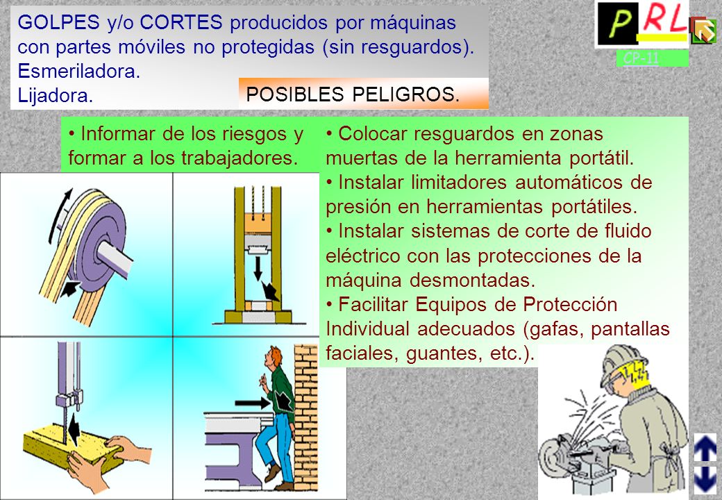 Informar de los riesgos y formar a los trabajadores.