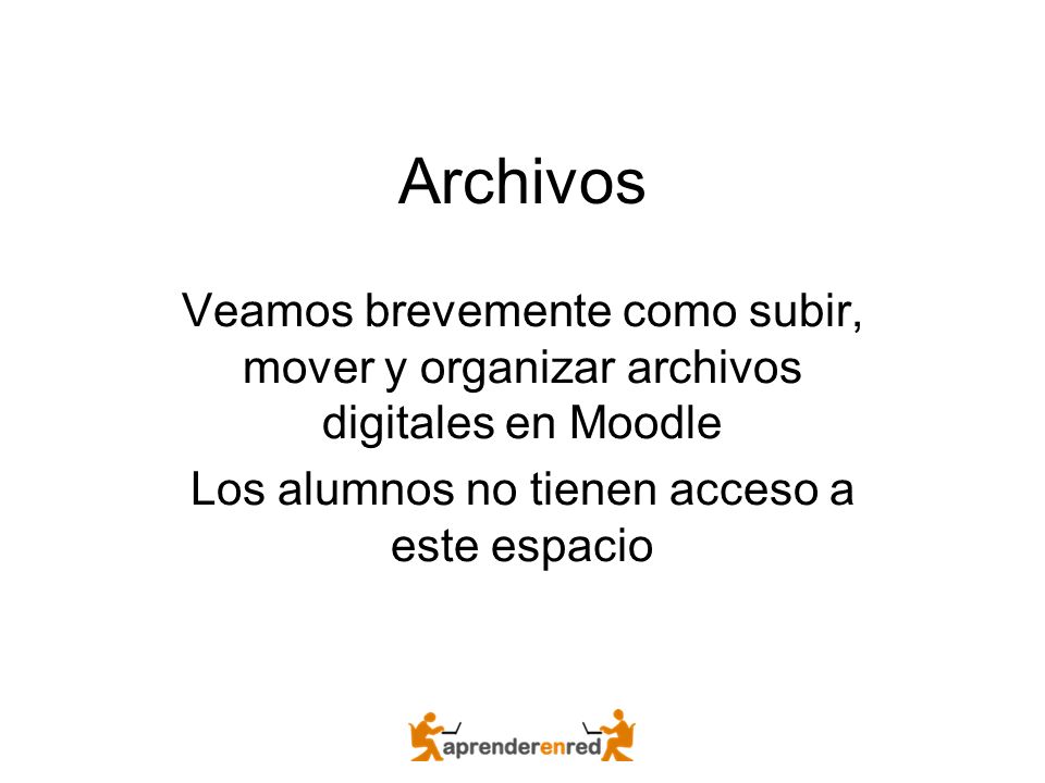 Los alumnos no tienen acceso a este espacio