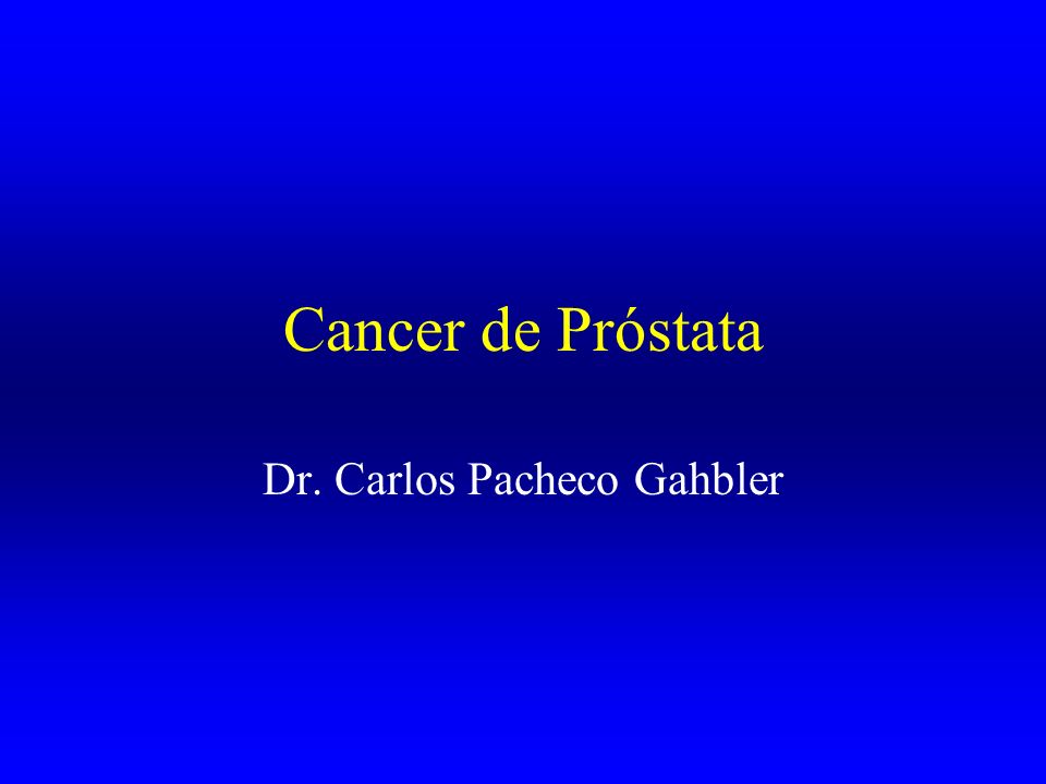 Dr. Carlos Pacheco Gahbler