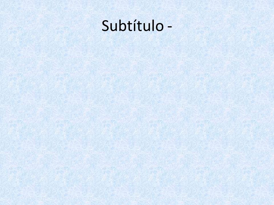 Subtítulo -