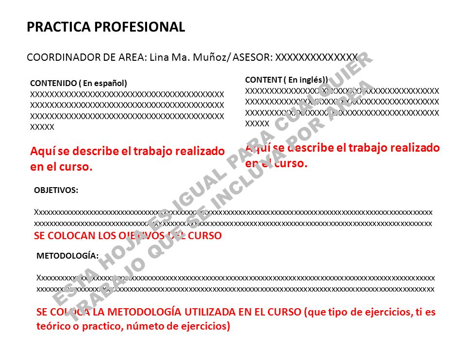 ESTA HOJA ES IGUAL PARA CUALQUIER TRABAJO QUE SE INCLUYA POR AREA