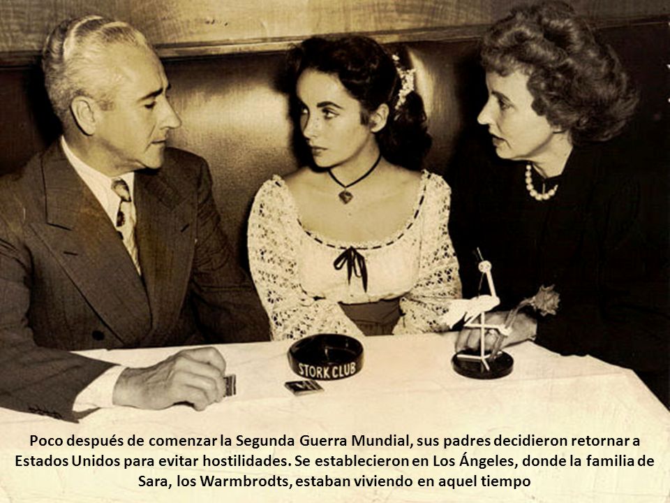 Poco después de comenzar la Segunda Guerra Mundial, sus padres decidieron retornar a Estados Unidos para evitar hostilidades.