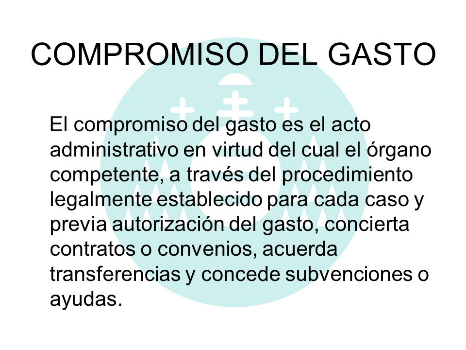 COMPROMISO DEL GASTO