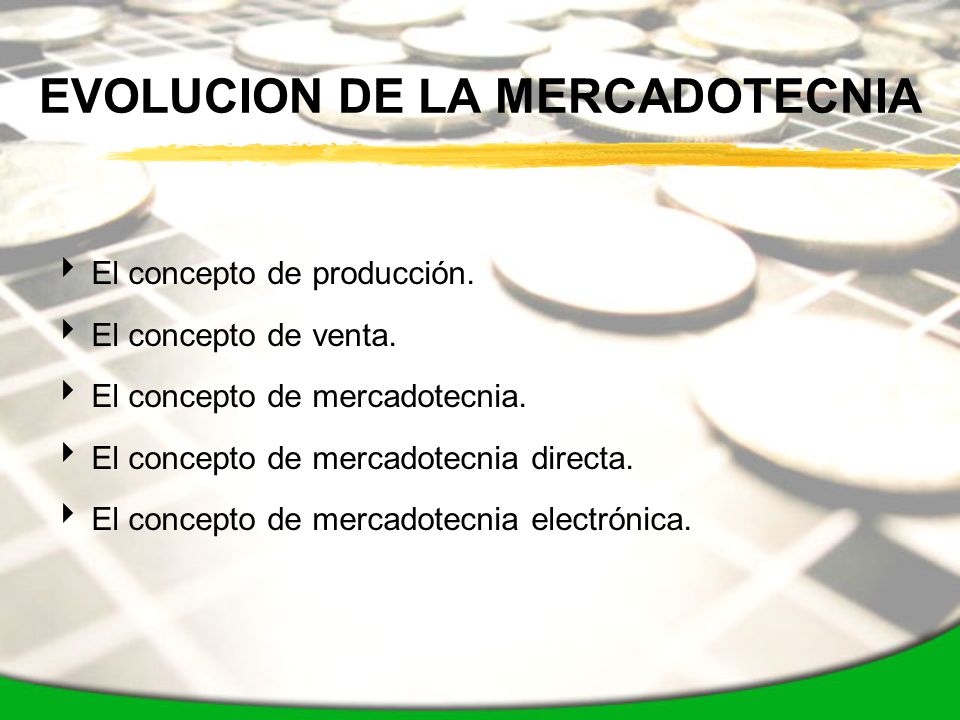 EVOLUCION DE LA MERCADOTECNIA