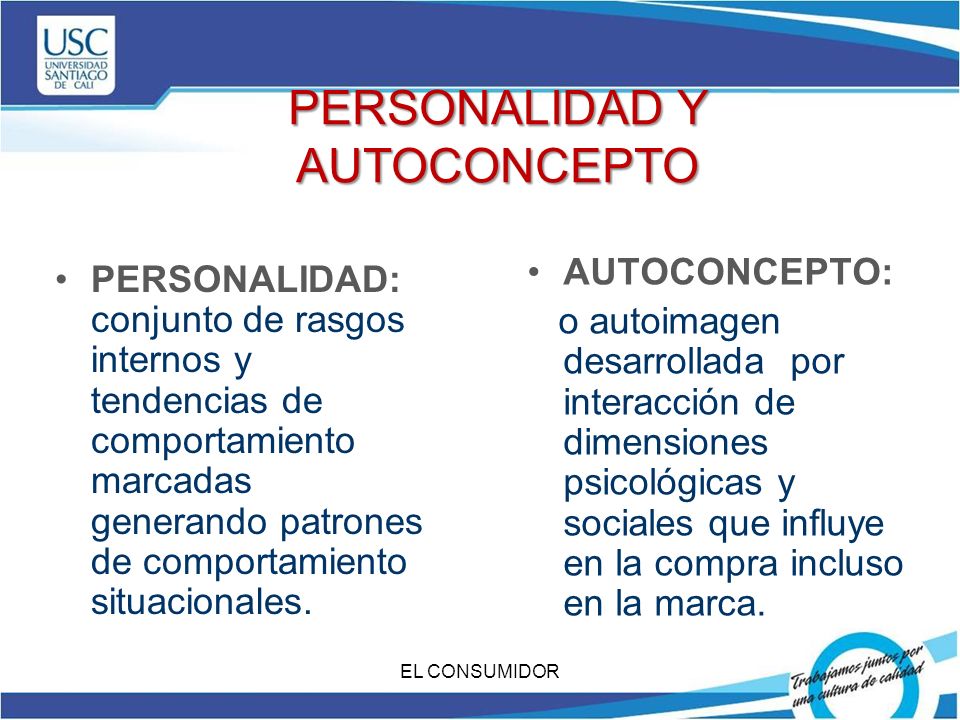 PERSONALIDAD Y AUTOCONCEPTO