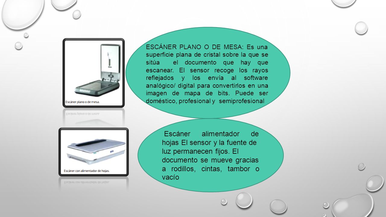 Escáner alimentador de hojas El sensor y la fuente de