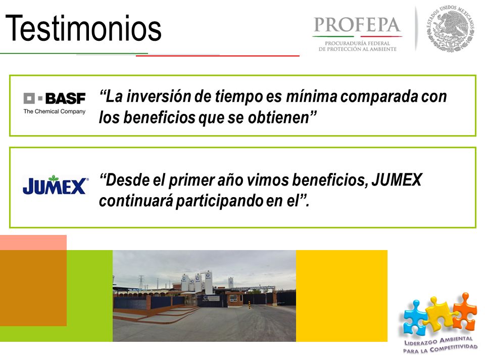 Testimonios La inversión de tiempo es mínima comparada con los beneficios que se obtienen