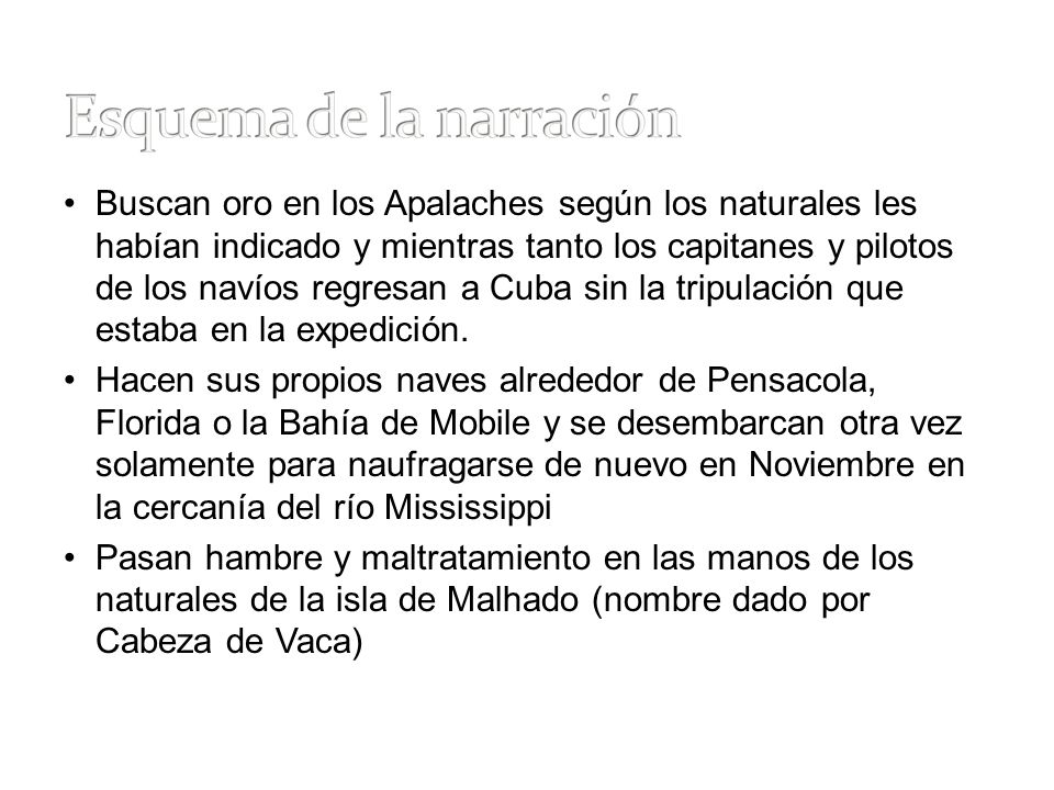 Buscan oro en los Apalaches según los naturales les habían indicado y mientras tanto los capitanes y pilotos de los navíos regresan a Cuba sin la tripulación que estaba en la expedición.