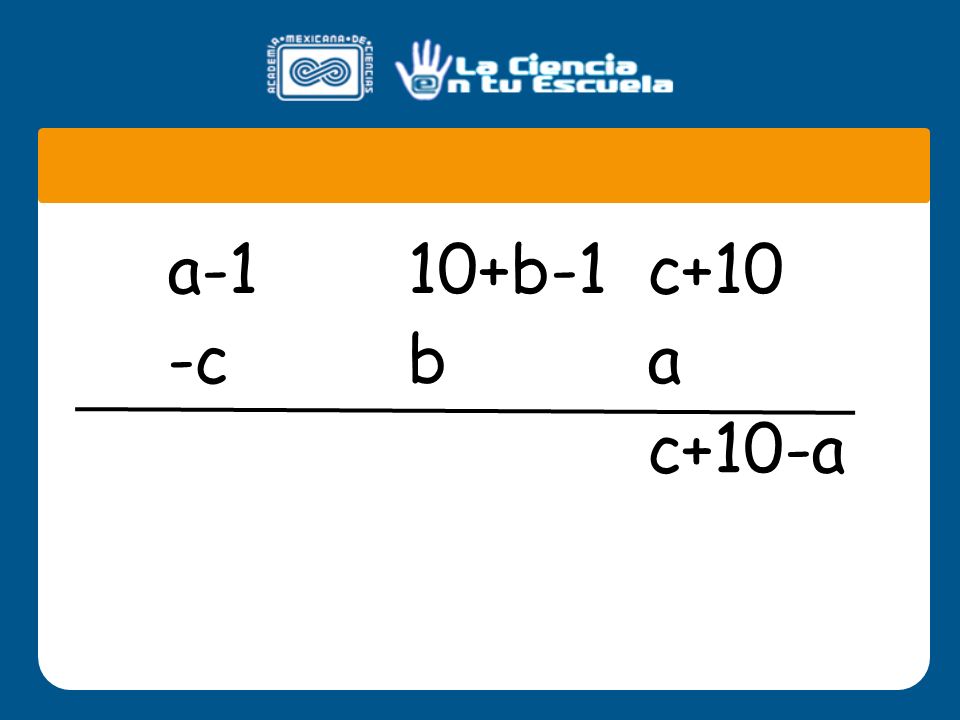 a b-1 c + 10 a-1 10+b-1 c+10 -c b a c+10-a