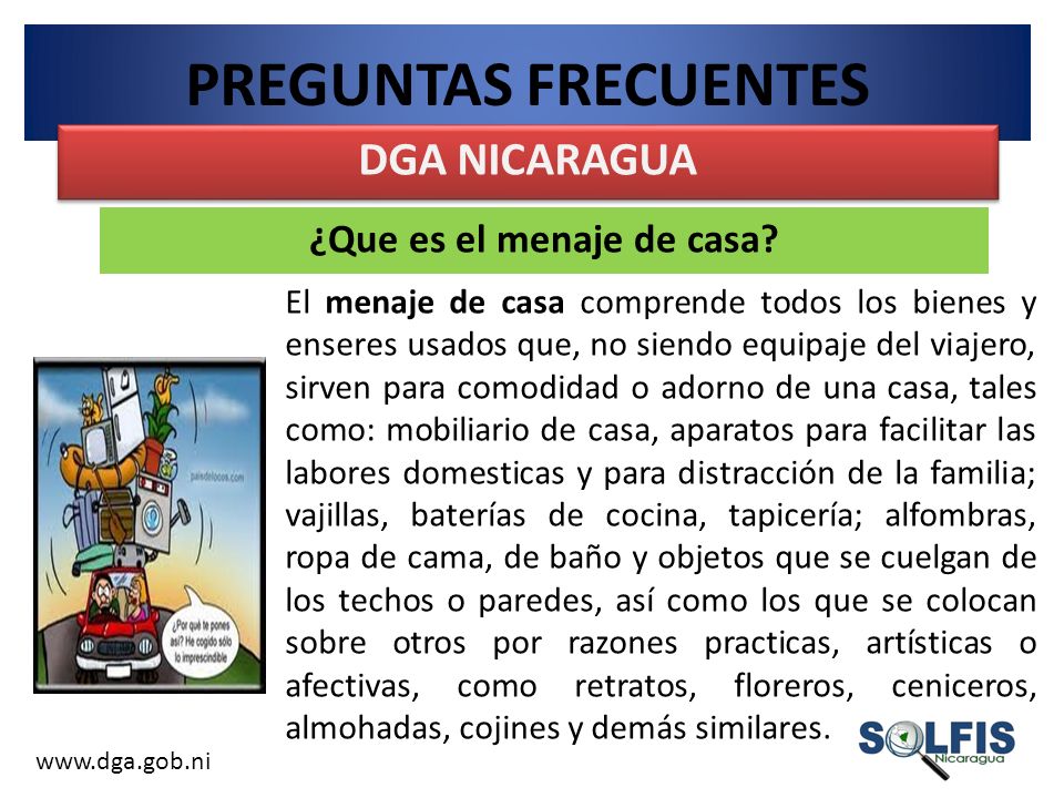 ¿Que es el menaje de casa ¿Que son las circulares técnicas