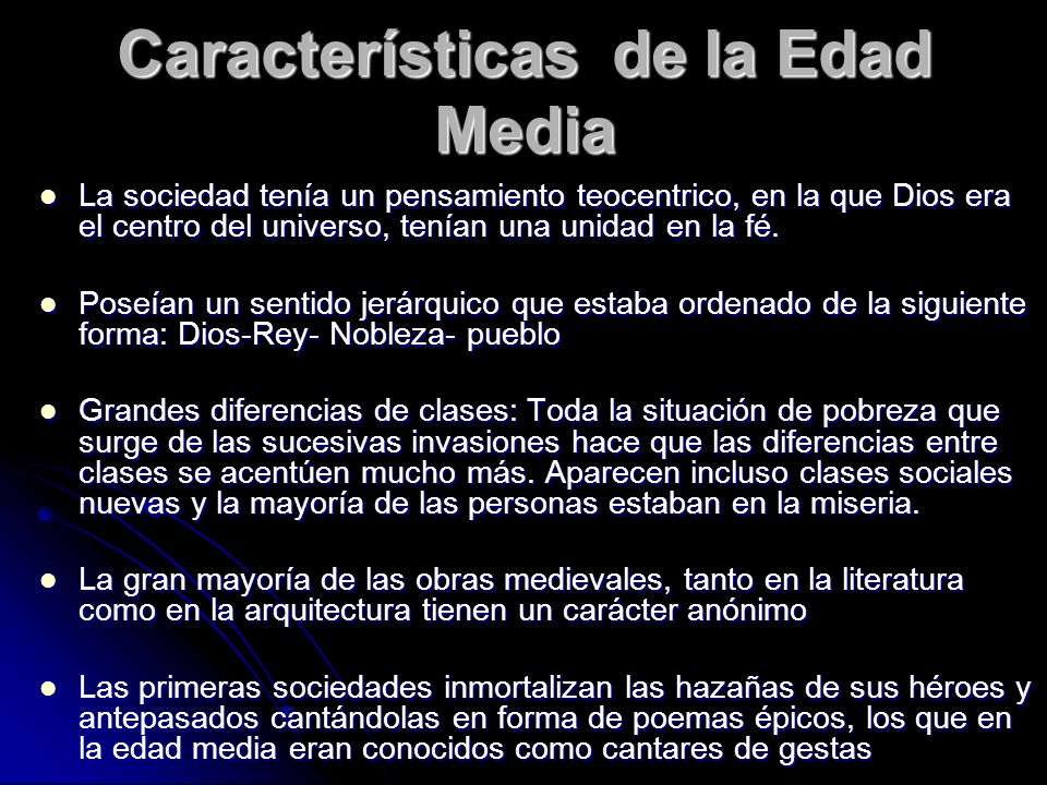 Épocas Literarias “La Edad Media”. - ppt video online descargar