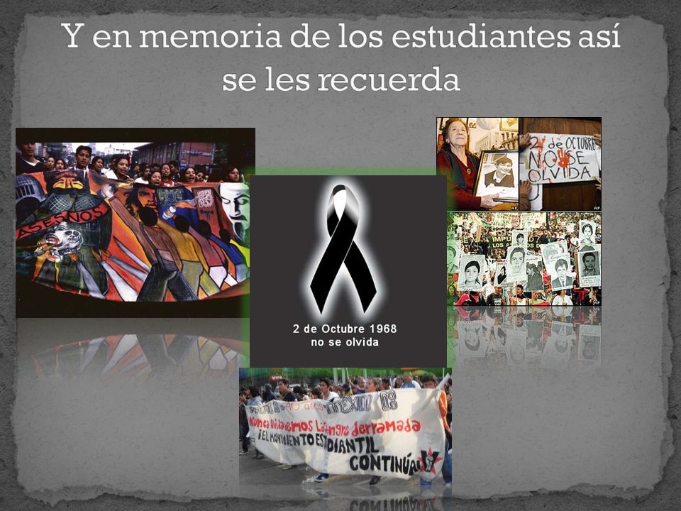 Y en memoria de los estudiantes así se les recuerda
