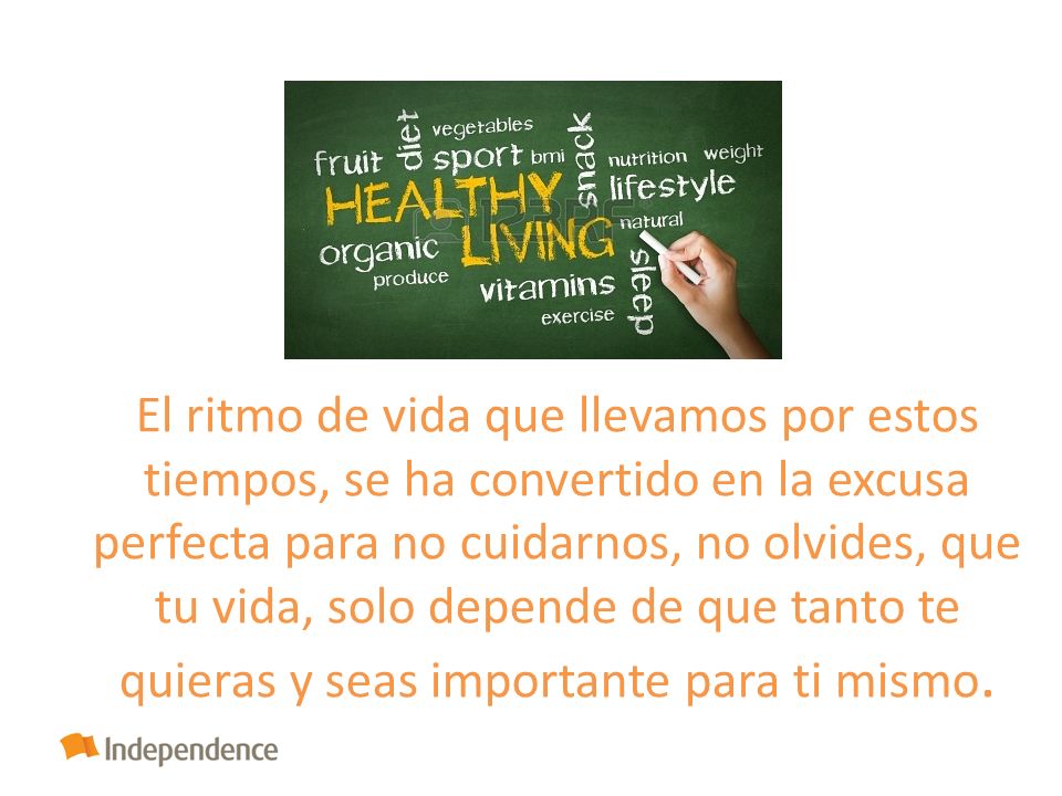 El ritmo de vida que llevamos por estos tiempos, se ha convertido en la excusa perfecta para no cuidarnos, no olvides, que tu vida, solo depende de que tanto te quieras y seas importante para ti mismo.