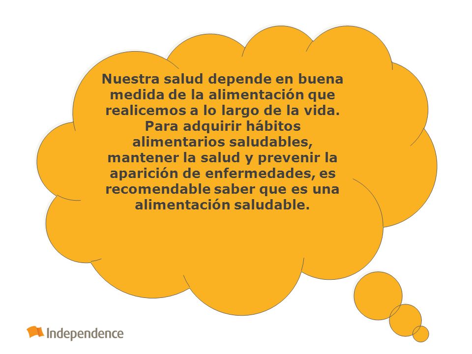 Nuestra salud depende en buena medida de la alimentación que realicemos a lo largo de la vida.