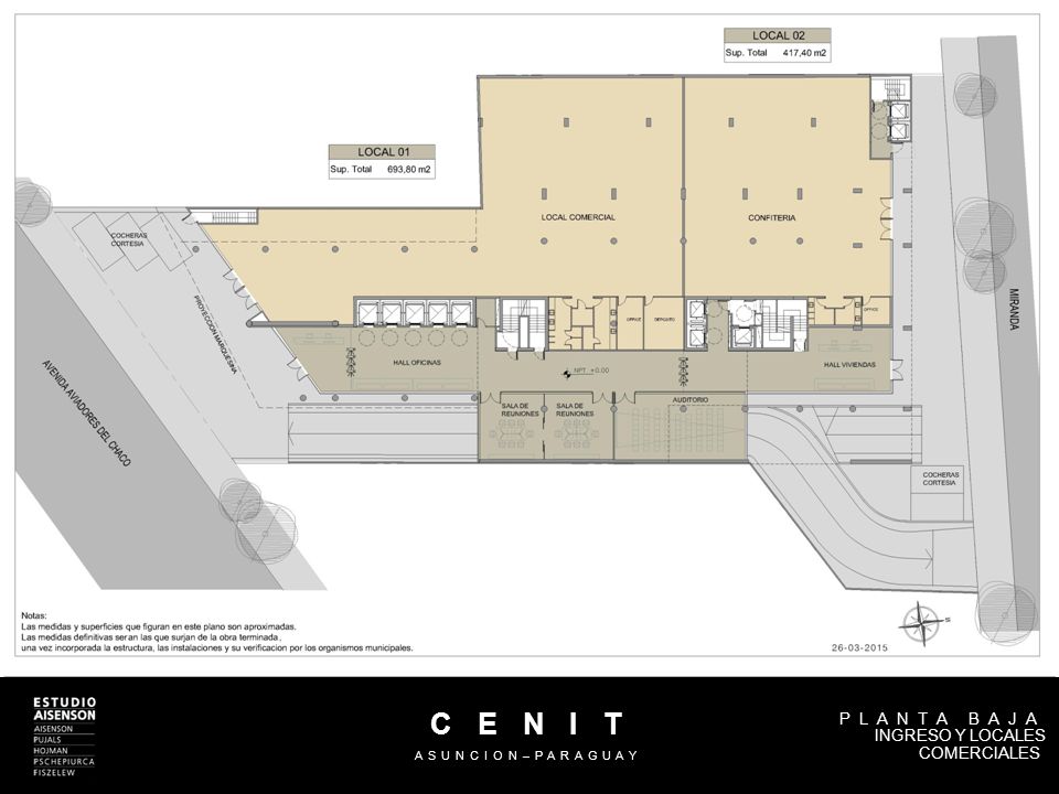 C E N I T ASUNCION–PARAGUAY PLANTA BAJA INGRESO Y LOCALES COMERCIALES-