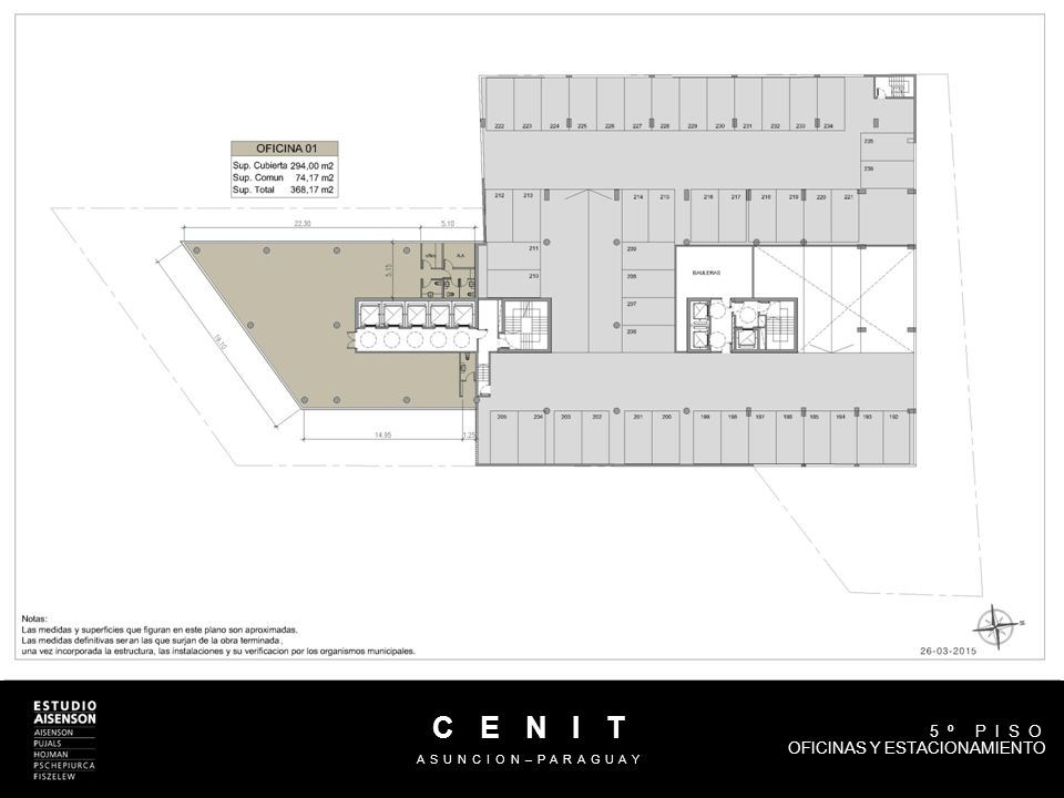 C E N I T ASUNCION–PARAGUAY 5º PISO OFICINAS Y ESTACIONAMIENTO-