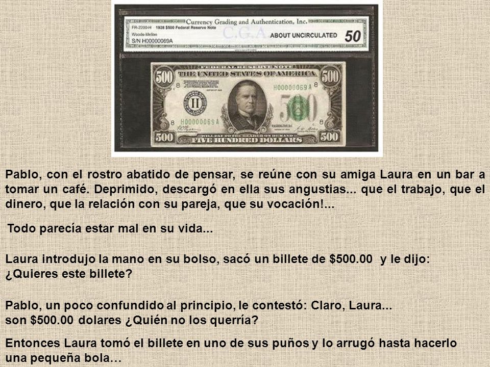 EL BILLETE DE $ pesos
