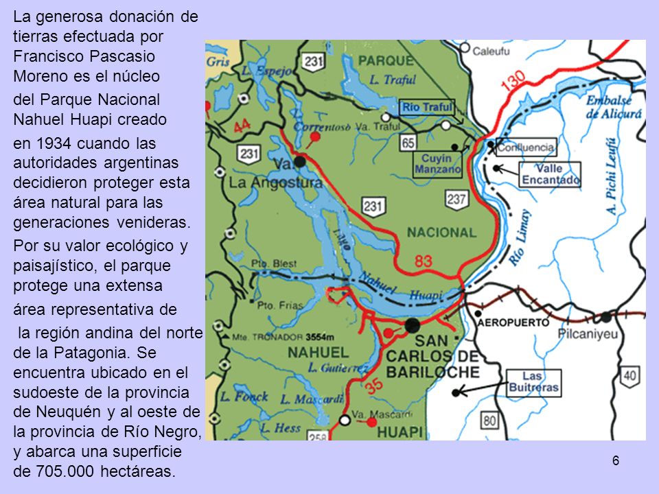 La generosa donación de tierras efectuada por Francisco Pascasio Moreno es el núcleo
