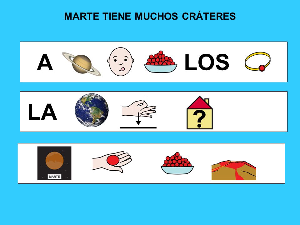MARTE TIENE MUCHOS CRÁTERES