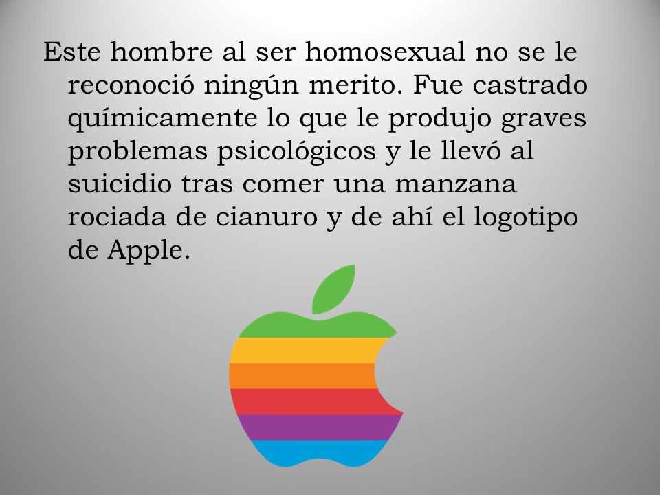 Este hombre al ser homosexual no se le reconoció ningún merito