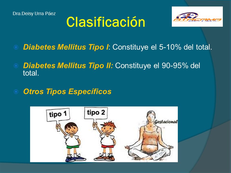 Clasificación Diabetes Mellitus Tipo I: Constituye el 5-10% del total.