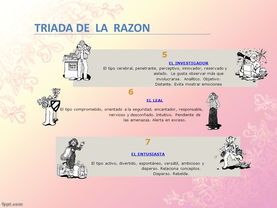 TRIADA DE LA RAZON 5 EL INVESTIGADOR 6 EL LEAL 7