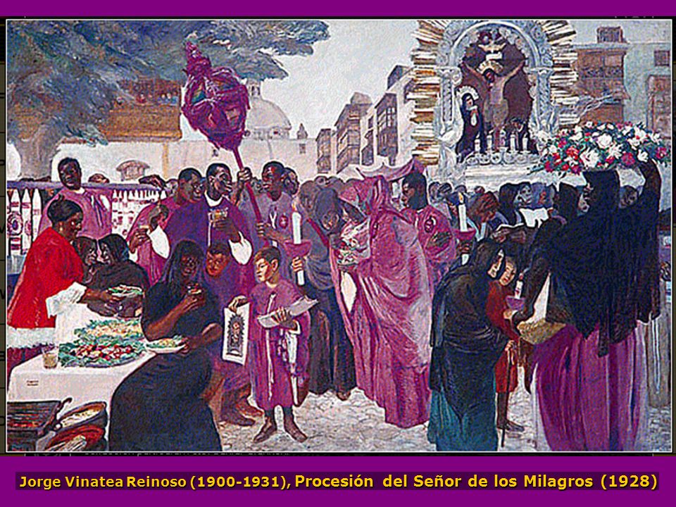 Jorge Vinatea Reinoso ( ), Procesión del Señor de los Milagros (1928)