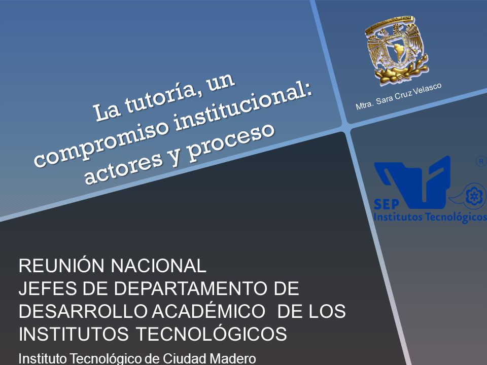 La tutoría, un compromiso institucional: actores y proceso