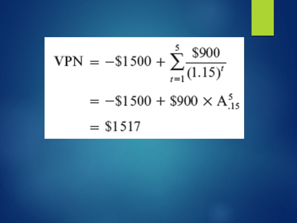 Debido a que el VPN es positivo, la teoría financiera básica implica que SEC debe aceptar el proyecto.