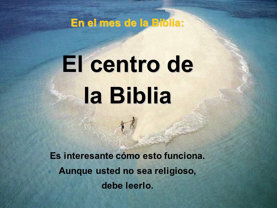 Es interesante cómo esto funciona. Aunque usted no sea religioso,