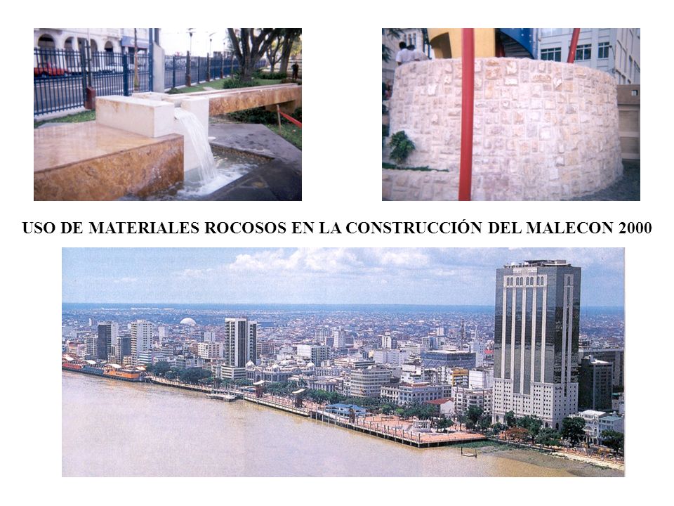 USO DE MATERIALES ROCOSOS EN LA CONSTRUCCIÓN DEL MALECON 2000