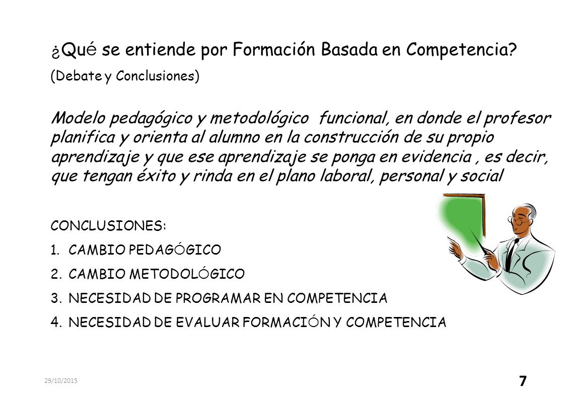 ¿Qué se entiende por Formación Basada en Competencia