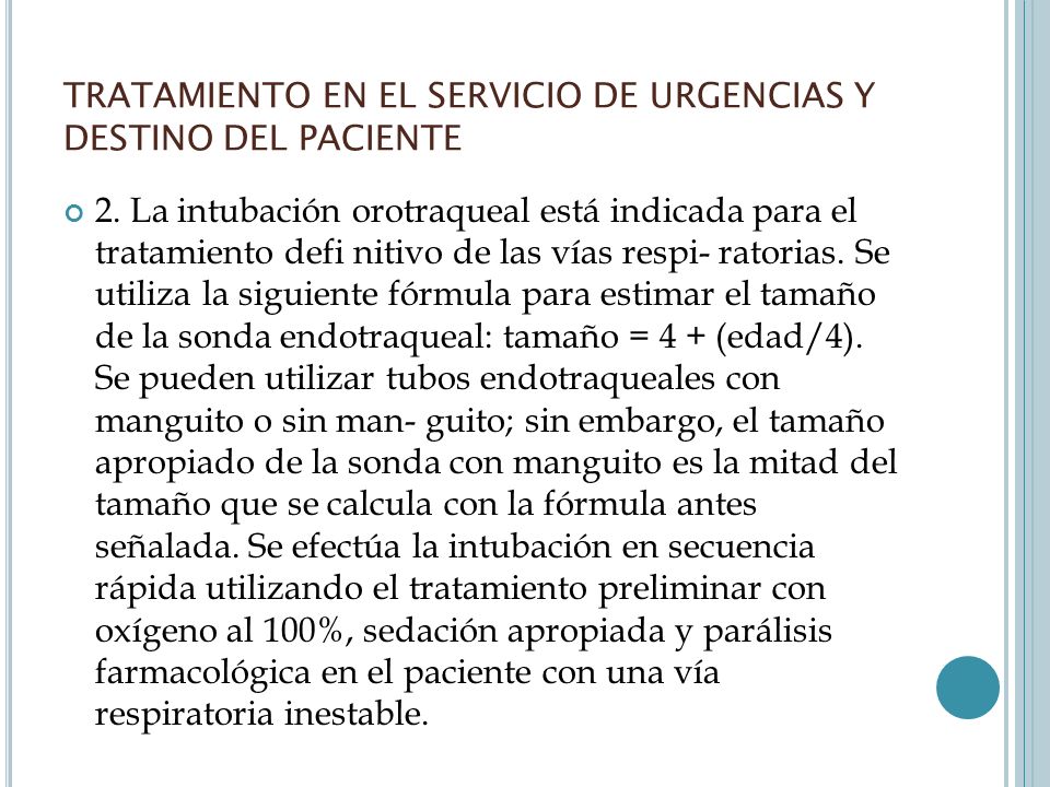 TRATAMIENTO EN EL SERVICIO DE URGENCIAS Y DESTINO DEL PACIENTE