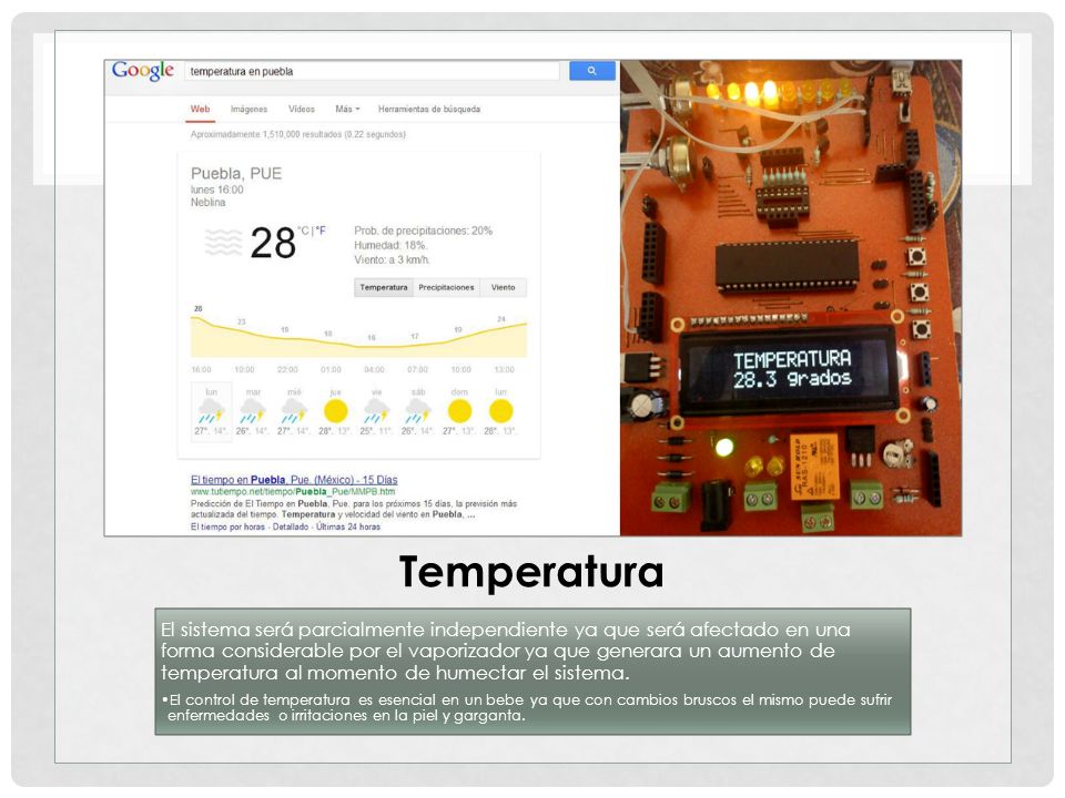 El sistema será parcialmente independiente ya que será afectado en una forma considerable por el vaporizador ya que generara un aumento de temperatura al momento de humectar el sistema.