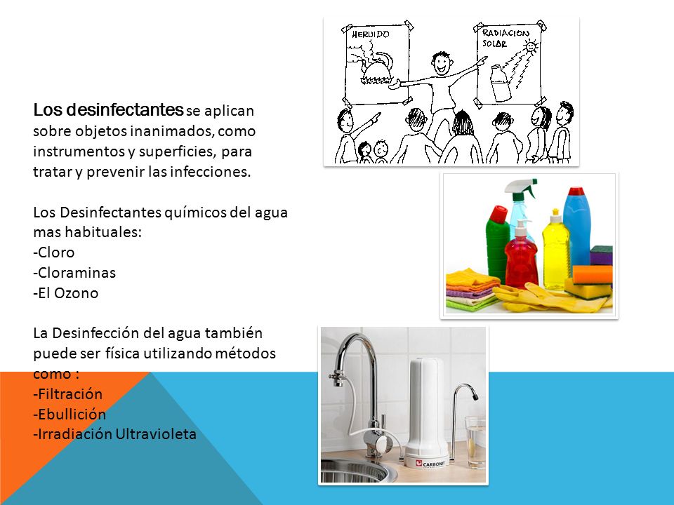 Los desinfectantes se aplican sobre objetos inanimados, como instrumentos y superficies, para tratar y prevenir las infecciones.