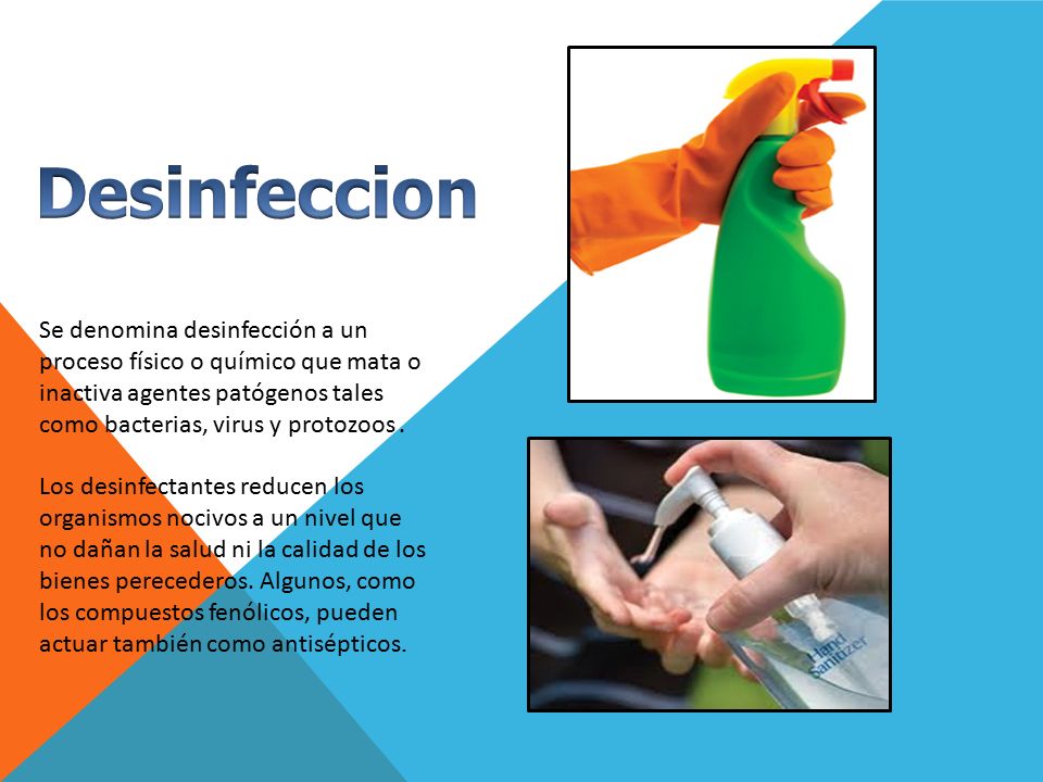 Desinfeccion Se denomina desinfección a un proceso físico o químico que mata o inactiva agentes patógenos tales como bacterias, virus y protozoos .